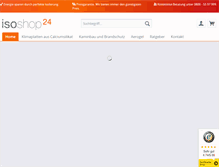 Tablet Screenshot of isoshop24.com
